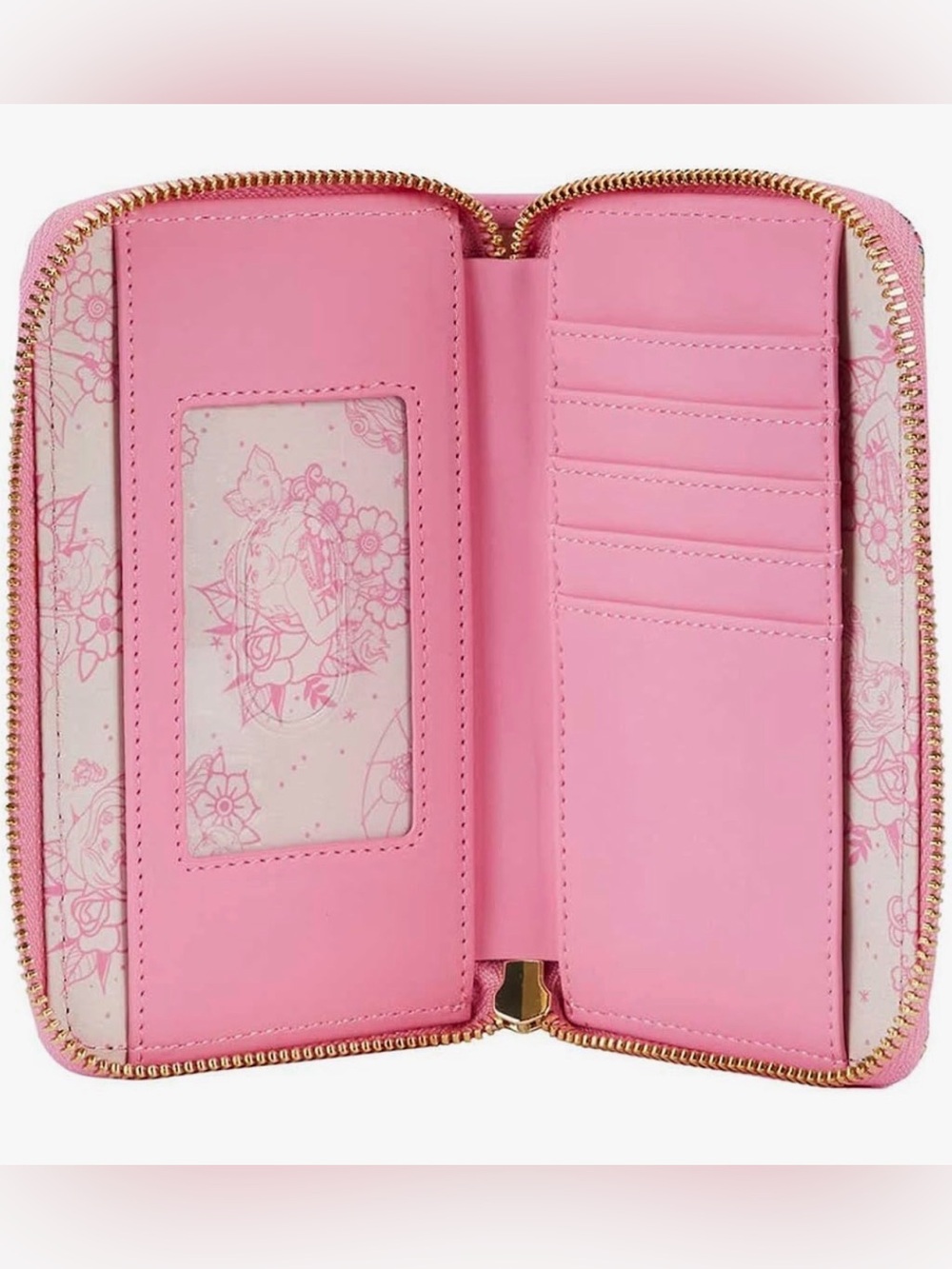 Loungefly Disney Princess Floral Tattoo Mini Backpack & Wallet Set- NWT! - Picture 5 of 12
